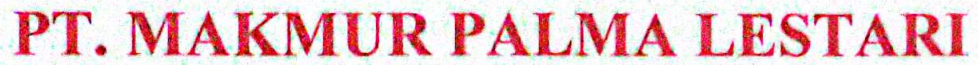 PT. MAKMUR PALMA LESTARI