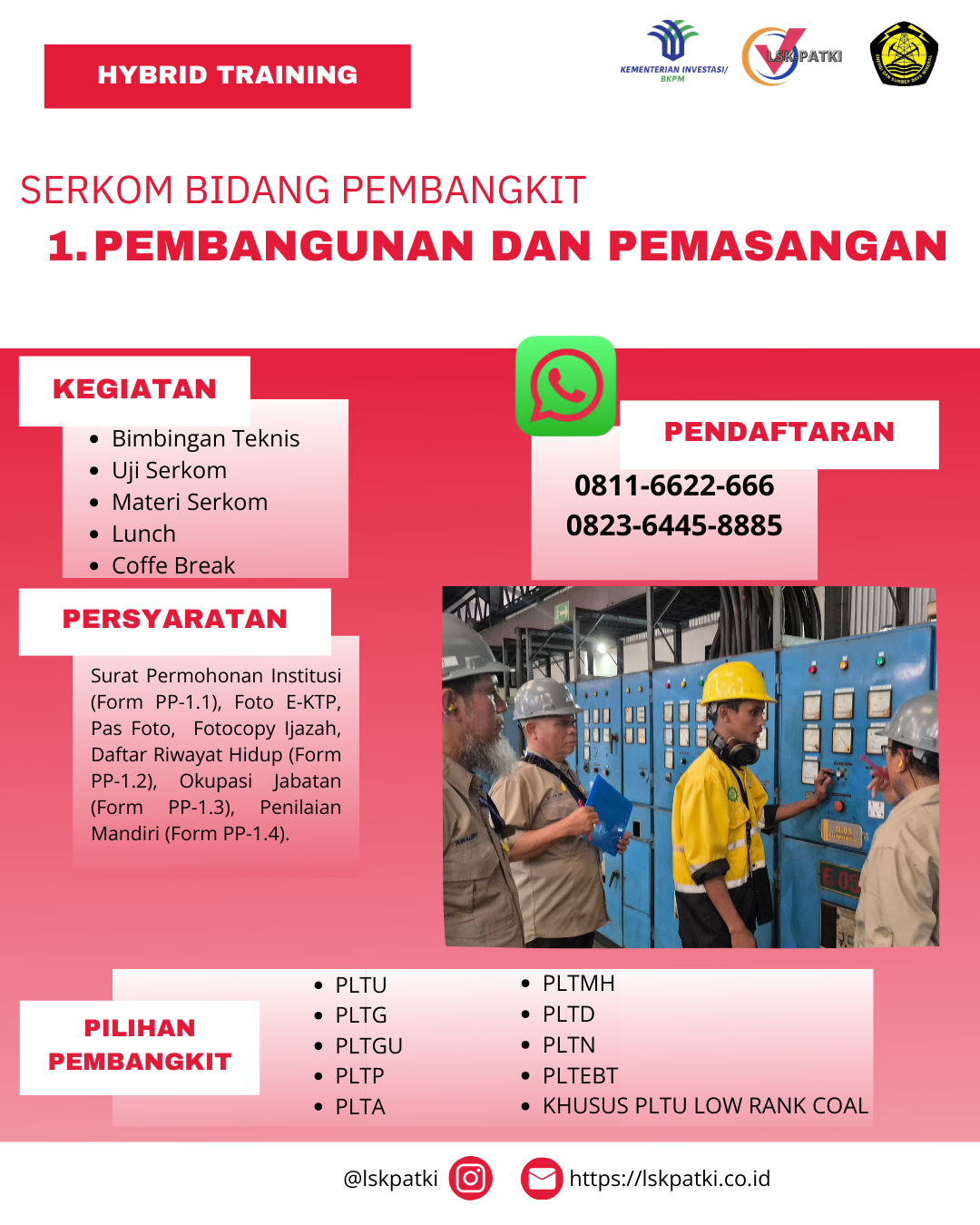 1. Pembangkit - Pembangunan dan Pemasangan